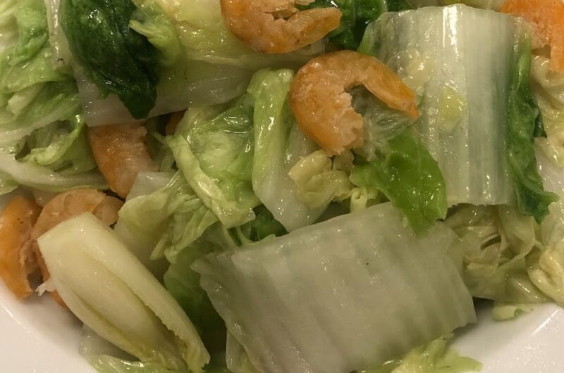 Napa Cabbage with Dried Shrimp