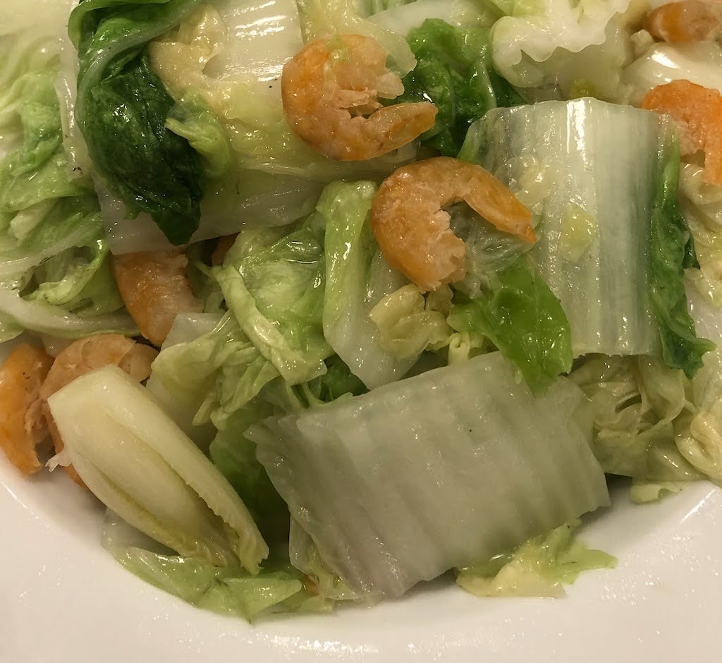 Napa Cabbage with Dried Shrimp