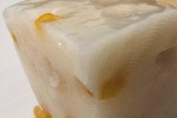 Coconut Yellow Split Pea Jelly Cake