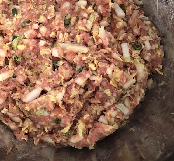 Pork Filling for Homemade Dumplings